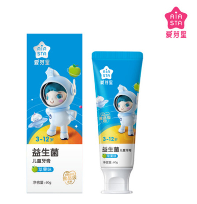Fruity No Sugar Added Oral Hygiene Toothpaste pelindung untuk Anak-Anak