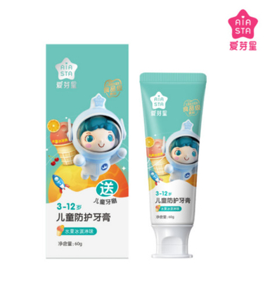 Fruity No Sugar Added Oral Hygiene Toothpaste pelindung untuk Anak-Anak