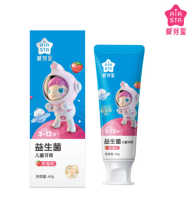 Fruity No Sugar Added Oral Hygiene Toothpaste pelindung untuk Anak-Anak