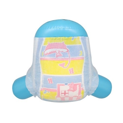 3D Cloudy Soft Bernapas Bahan Popok Bayi Sekali Pakai Dengan Pita Ajaib