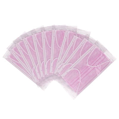 95% BFE Meltblown Filter Non Woven Earloop Masker Wajah Sekali Pakai Dengan Earloop Yang Kuat