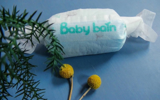 3D Cloudy Soft Bernapas Bahan Popok Bayi Sekali Pakai Dengan Pita Ajaib