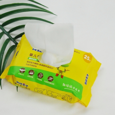 Pembersih Perawatan Bayi Antibakteri Nonwoven Organik Sekali Pakai Lap Basah