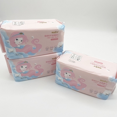 Label Disesuaikan Tisu Kering Lembut Biodegradable Sekali Pakai Untuk Bayi Dewasa