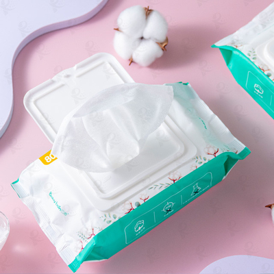 80 pcs Tisu Air Organik Air Murni Biodegradable Asli Pembersih Tisu Bayi