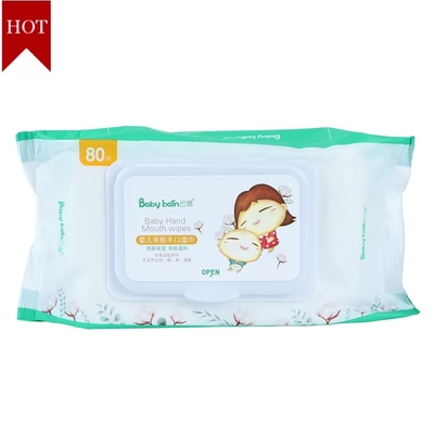 Organik Sensitif Bayi Perawatan Harian Air Tisu Basah Label Pribadi Kustom