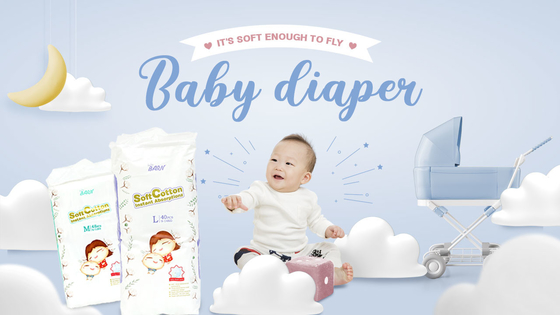 Label Pribadi Menarik Popok Bayi Bernapas OEM Desain Popok pabrik menawarkan Langsung