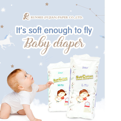 Label Pribadi Menarik Popok Bayi Bernapas OEM Desain Popok pabrik menawarkan Langsung