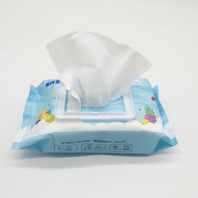 Private label OEM Individual single pack wajah tangan bersih tisu basah sekali pakai