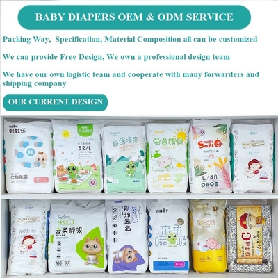 100% Bahan Katun Popok Bayi Sekali Pakai Celana Bayi Lembut