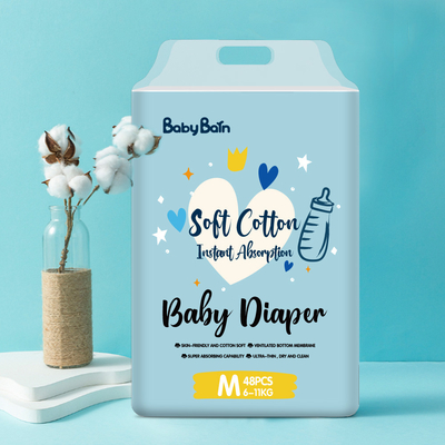 Popok Bayi Sekali Pakai Penyerapan Super Lembut bernapas