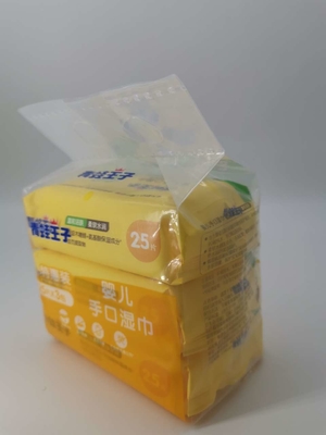 Tisu Efisiensi Tinggi Membersihkan Tisu Basah Sekali Pakai 30 ~ 120pcs