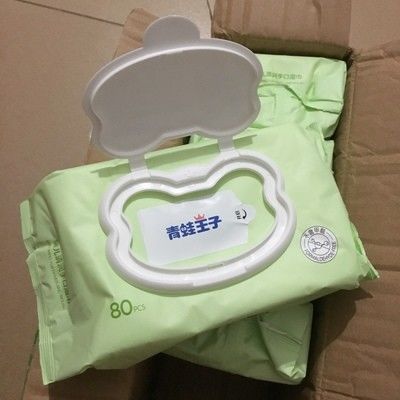 Gaya Kartun Organik Kulit Sensitif Tisu Basah Bayi Kemasan Kustom 1 Sampai 100pc