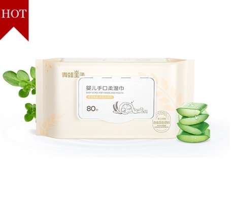 Tisu Basah Bayi Biodegradable OEM 99,5 Tisu Berbasis Air Murni