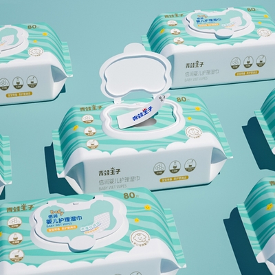 Label Bermerek Tisu Bayi Tanpa Pewangi 99 9 Perawatan Kulit Sensitif Sekali Pakai Air