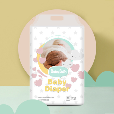 Popok Celana Popok Bayi Mengantuk Lembut Sekali Pakai Penyerap Tinggi