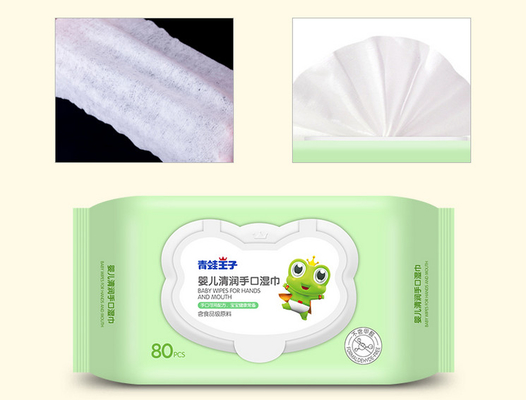 Sensitive Newborn Bamboo Fiber Wet Baby Wipes Perawatan Alami Kulit
