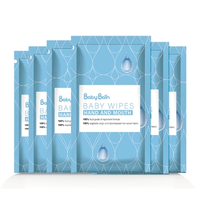 Organik 99% Air Biodegradable Bambu Tisu Basah Bayi Untuk Kulit Sensitif