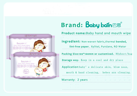 Handuk Tisu Basah Bayi Terbaru 60pcs Atau 80pcs Tisu Basah Sekali Pakai