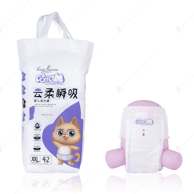 Celana Tarik Bayi Sekali Pakai 100% katun Saluran 3D Anti Bocor