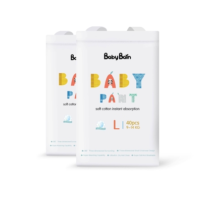 OEM Soft Cotton Training Pants Perawatan Popok Bayi Celana A Grade