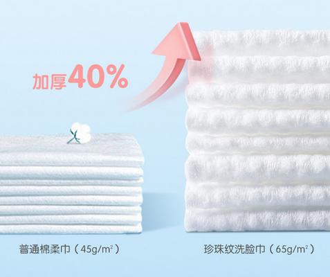 100 PCS Disesuaikan Kapas Organik Lap Kering Sekali Pakai Katun Lembut Lap Kering Basah