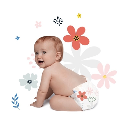 Popok Bayi Cepat Kering Penyerap Super dengan Saluran Pencegahan Kebocoran 3D