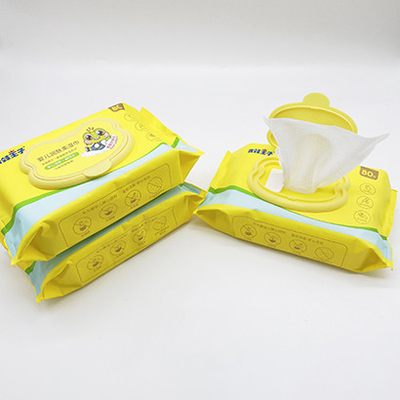 99.9% Pure Water Natural Biodegradable Wet Baby Wipes untuk Kulit Sensitif Baru Lahir