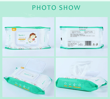 Kustomisasi Ultra Soft Nonwoven Sensitif 80pcs Baby Wet Wipes Supplier Di China