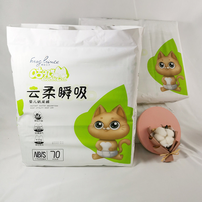 Popok Bayi Sekali Pakai Kain Non Woven Dengan PE Backsheet