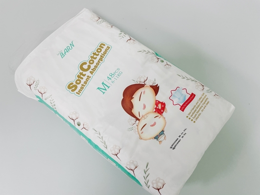 Stock Lot Popok Bayi Popok Bayi Sekali Pakai Penyerapan Super Lembut