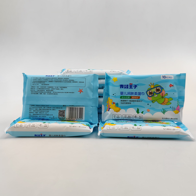 Sampel gratis Kustom mewah Bambu Kain Alami Biodegradable bayi tisu tisu basah