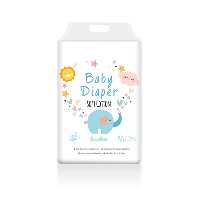 OEM Popok Bayi Sekali Pakai Popok Biasa Popok Bayi Baru Lahir Kelas A