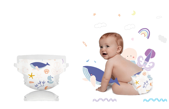 Popok Bayi Sekali Pakai Premium yang Sangat Menyerap Bernapas