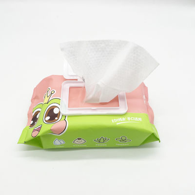 Mini Travel Size Hand Wet Wipes Kid Spunlace Nonwoven Fabric Untuk Wet Wipes