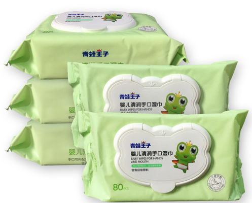 Pembersih Tubuh Bayi Hypoallergenic Tanpa Pewangi Dapat Dikustomisasi Tisu Basah Tisu Basah