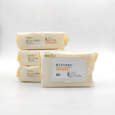 Soft Care Fragrance Free Newborn Baby Mouth Nose Wet Wipe Spunlace Organic Natural