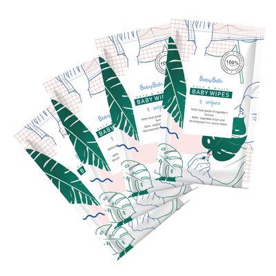 Spunlace Kustom Sekali Pakai Kertas Tisu Basah Non Woven Bayi Tisu Basah Tebal