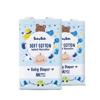 OEM Baby Training Disposable Popok Popok Gratis Sampel Desain Kustom
