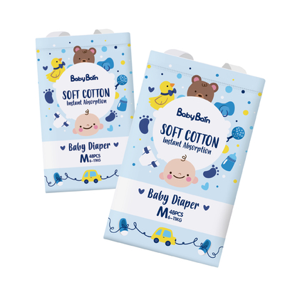 Sampel Gratis Popok Desain Kustom Grosir Baby China OEM celana pelatihan Disposable Baby Nappy Baby Diaper