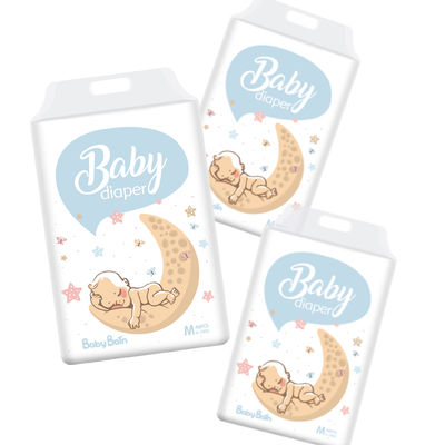 Pita Ajaib Kustom Sekali Pakai Popok Bayi Kain Non Woven Berwarna-warni
