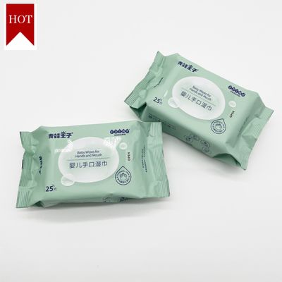 Spunlace Kustom Sekali Pakai Non Woven Baby Tisu Basah Tebal