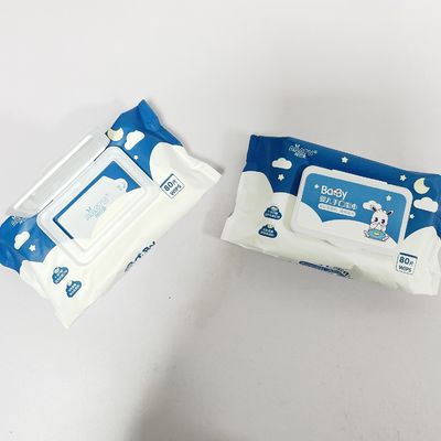 100ct Kain Alami Biodegradable bayi tisu basah organin segar