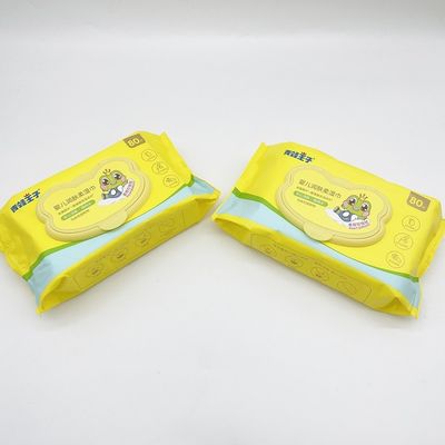 100ct Kain Alami Biodegradable bayi tisu basah organin segar