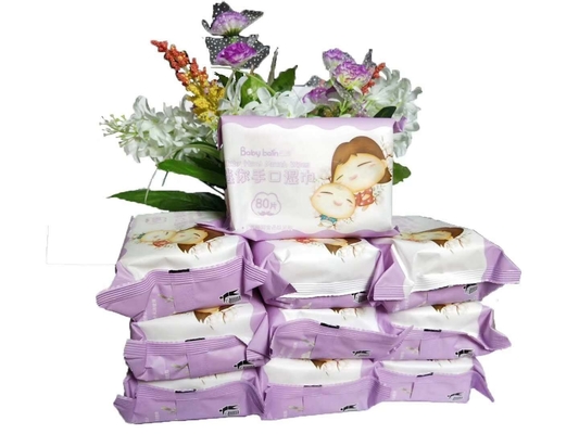 pasokan pabrik cina OEM Best formula biodegradable Baby wipes untuk pembersihan tangan dan wajah