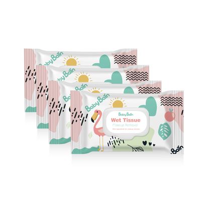 Natural Cotton Baby Wipes Organik Biodegradable Water Wipe Untuk Kulit Sensitif Bayi