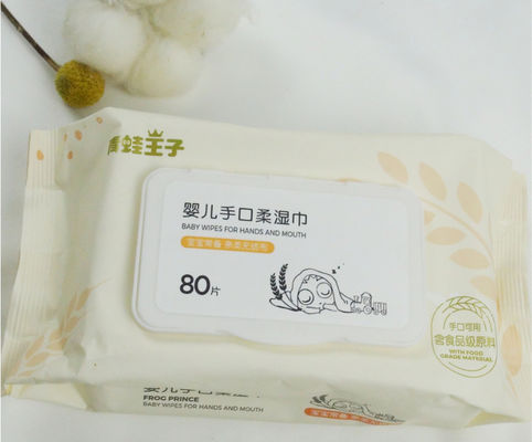 Biodegradable 99% Water Baby'S Wipes Organic Untuk Kulit Sensitif