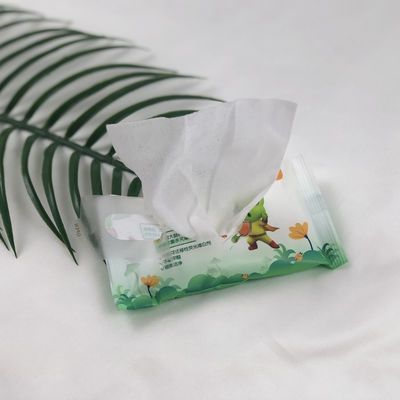 Rumah Tangga OEM Disposable Wet Wipes Formula Organik Alami Tanpa Wewangian Bebas Alkohol
