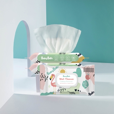 Harga Pabrik Natural Cotton Baby Wipes Organic Biodegradable Water Wipe Untuk Kulit Sensitif Bayi