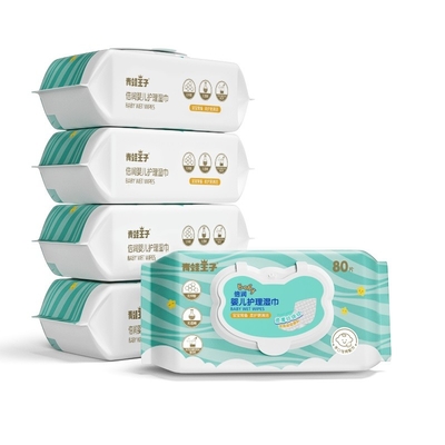 Harga Rendah Biodegradable Wipe Baby 99,9% Tisu Basah Bayi Berbasis Air Tisu Bayi Tanpa Pewangi Sensitif